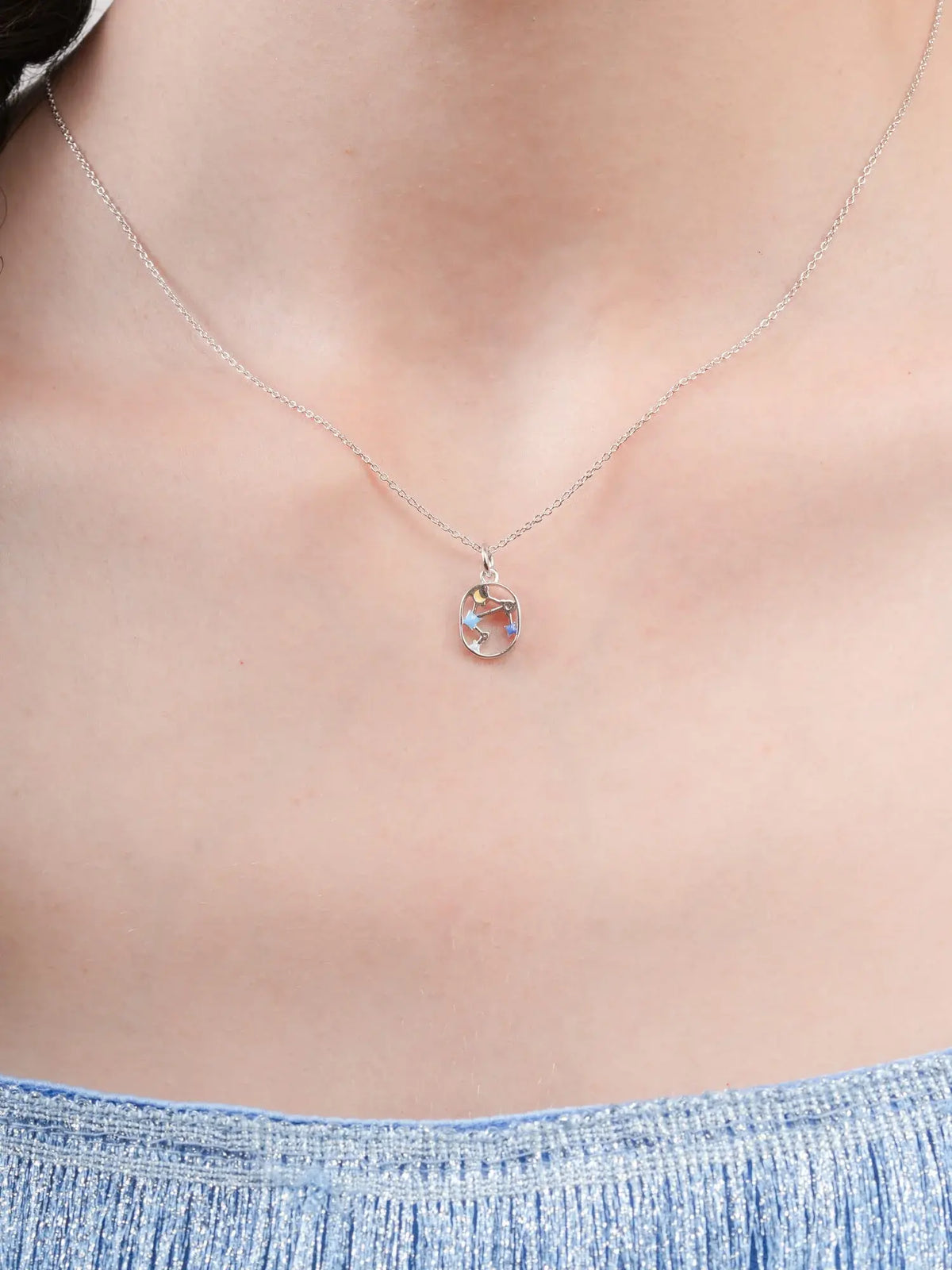 Libra Necklace - Zodiac Sign Jewelry