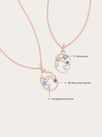 Libra Necklace - Zodiac Sign Jewelry