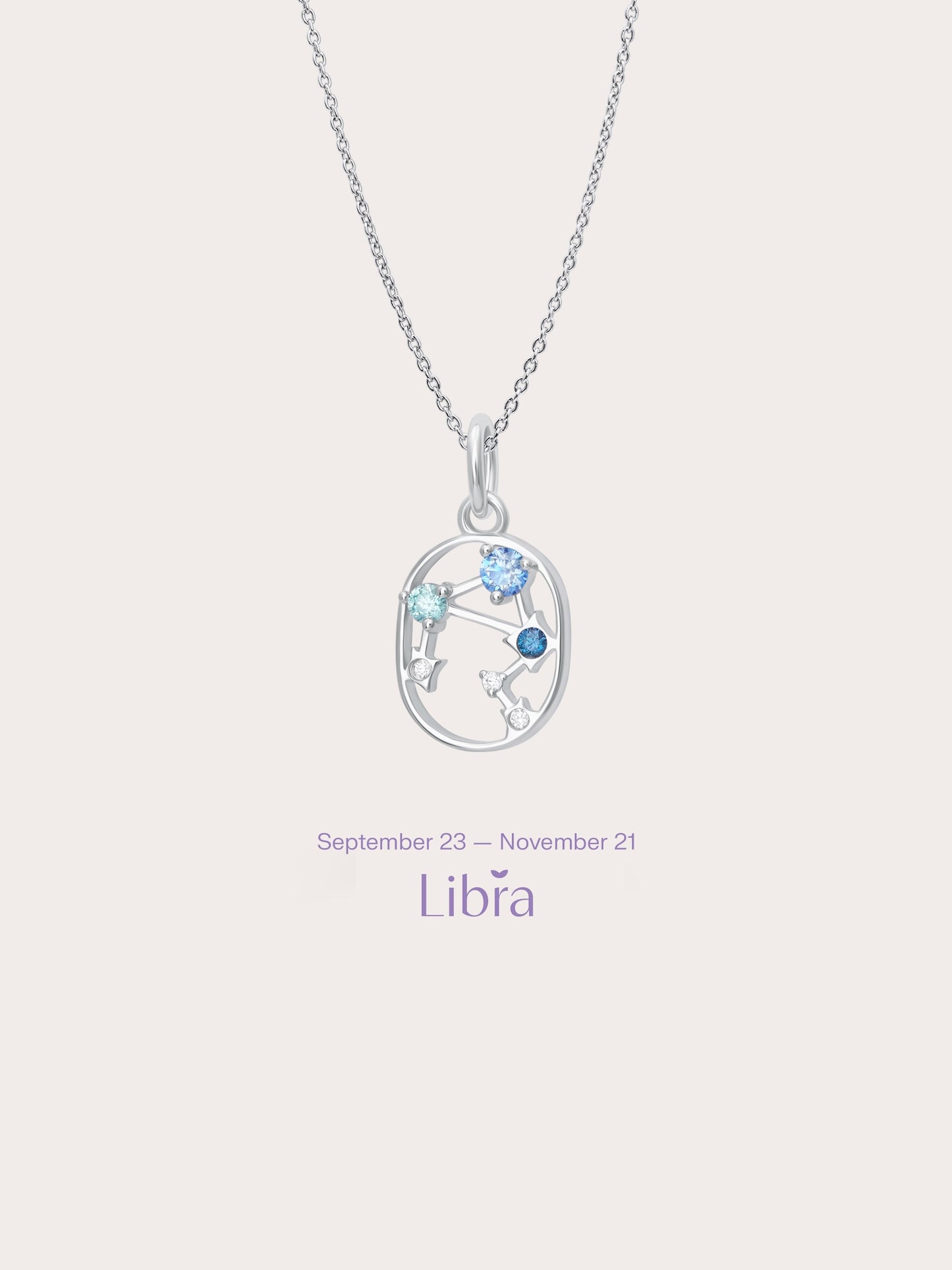 Libra Necklace - Zodiac Sign Jewelry