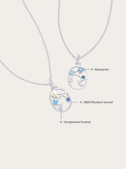 Libra Necklace - Zodiac Sign Jewelry