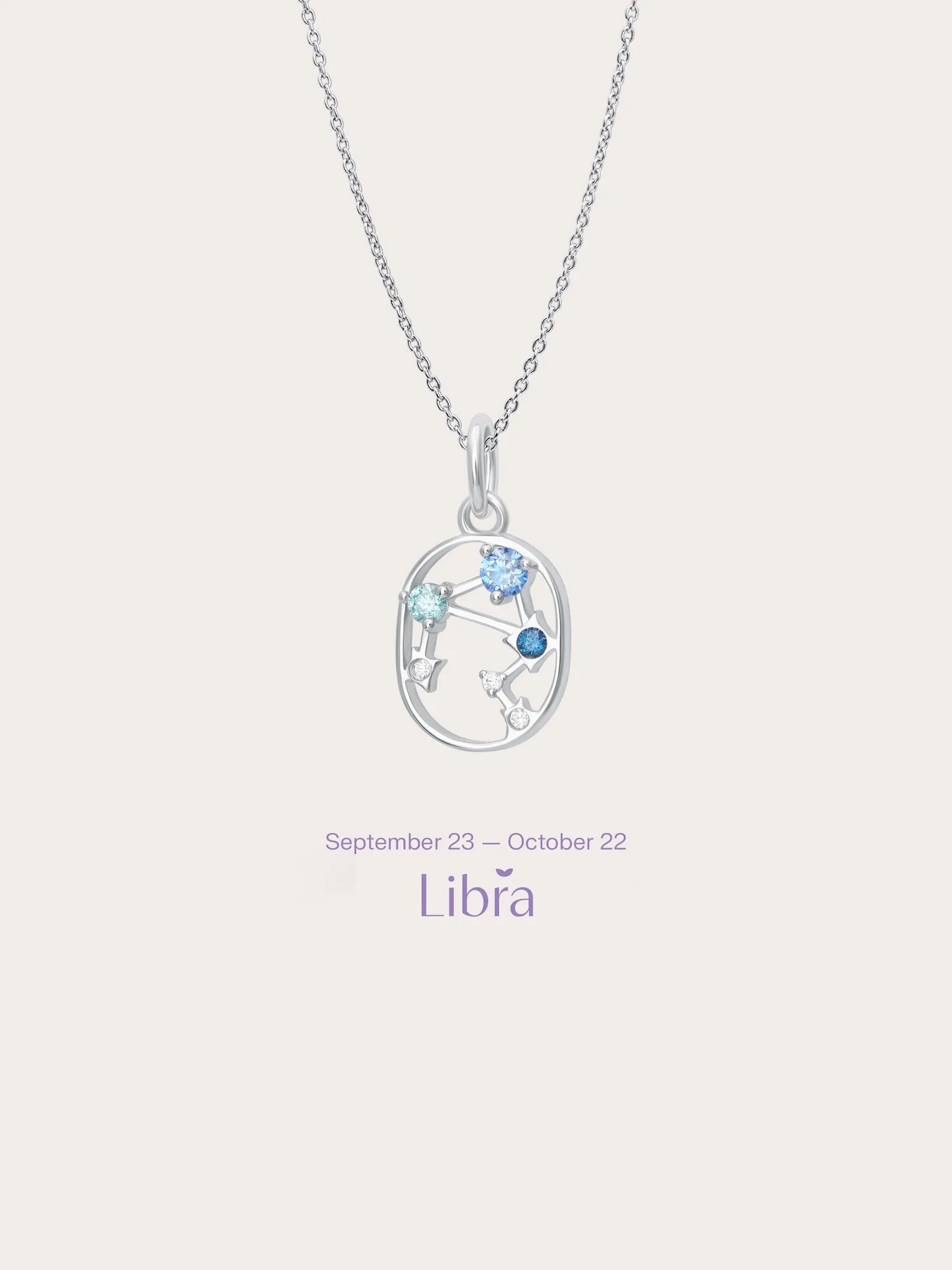 Libra Necklace - Zodiac Sign Jewelry