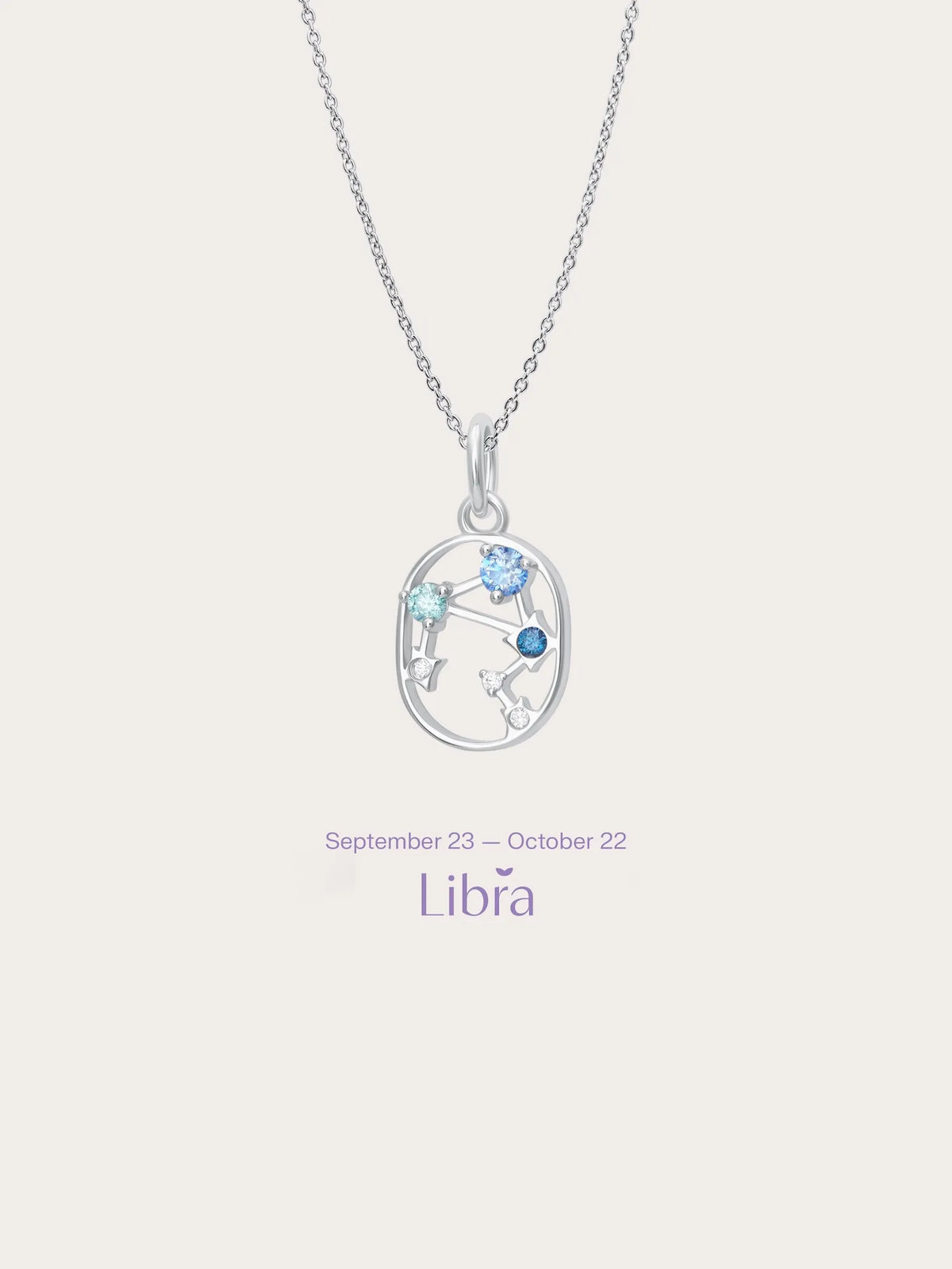 Libra Necklace - Zodiac Sign Jewelry