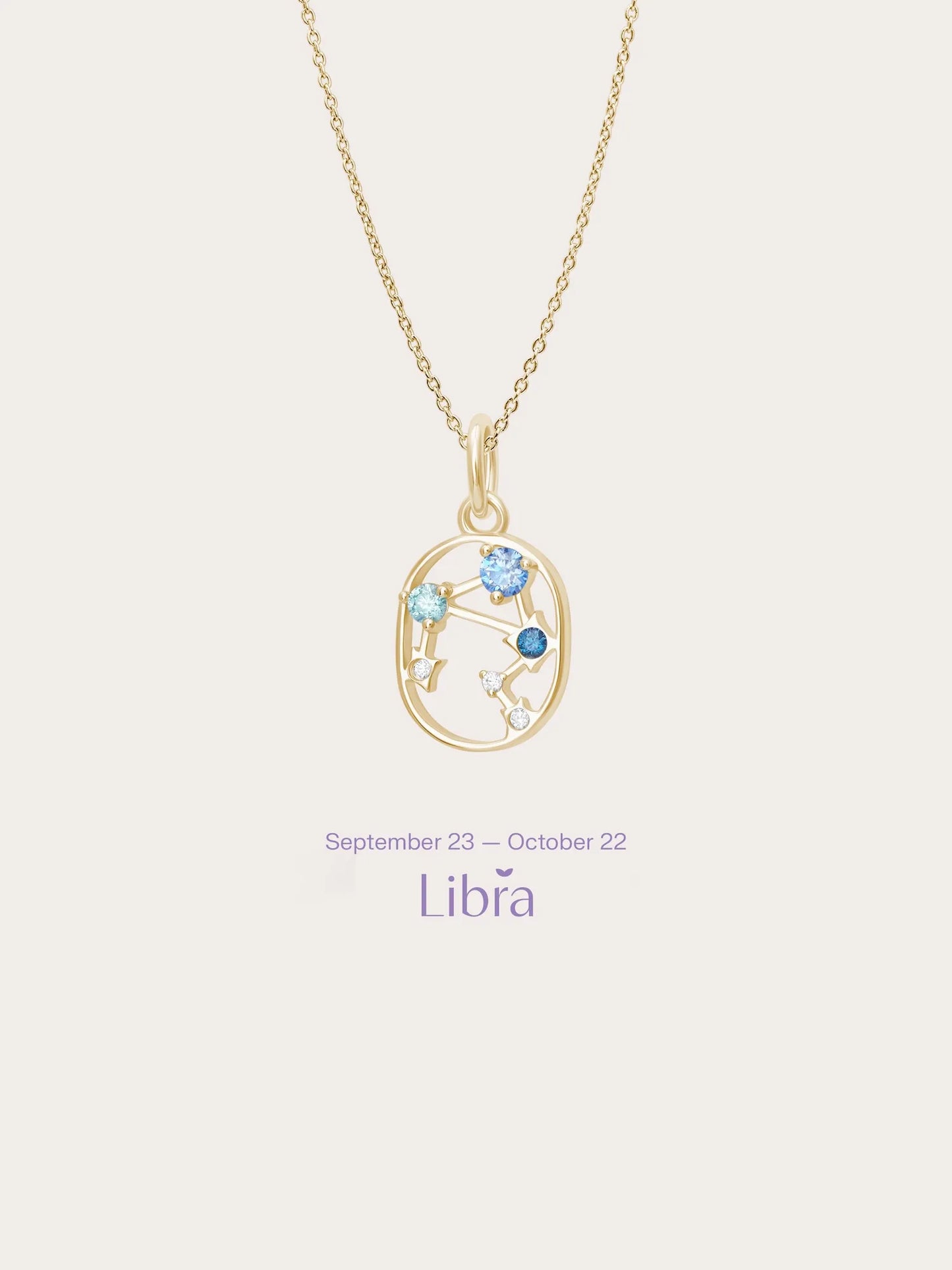 Libra Necklace - Zodiac Sign Jewelry