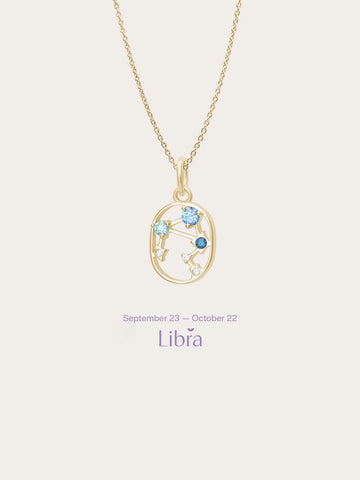 Libra Necklace - Zodiac Sign Jewelry