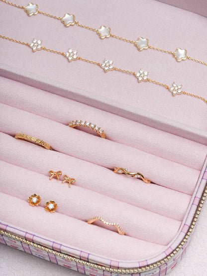 M Mx Mr Large Jewelry Case Interior – Mondays Made Flower & Birthstone Jewelry Singapore