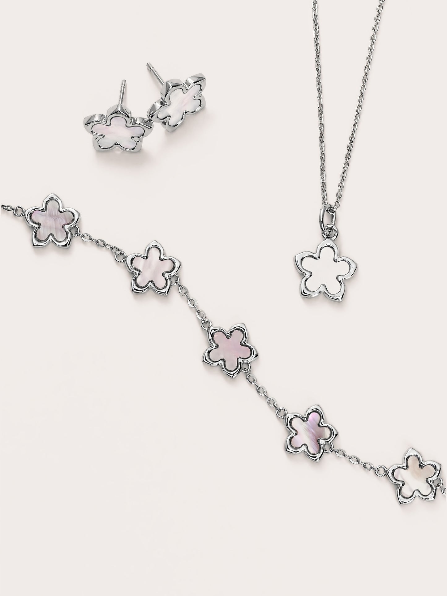Mother of Pearl Sakura Jewelry Set