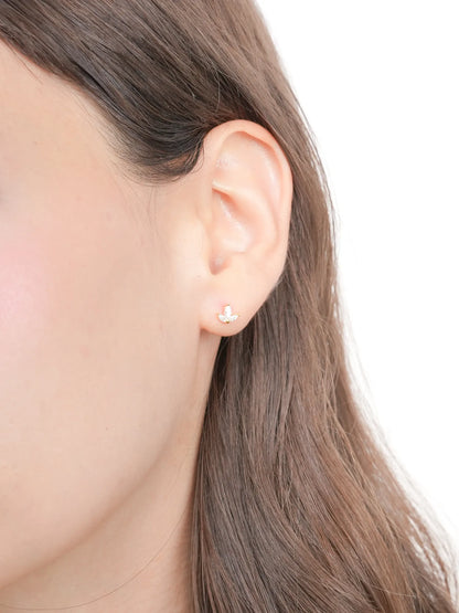 Maple Leaf Flatback Earring