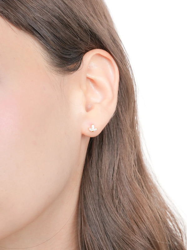 Maple Leaf Flatback Earring