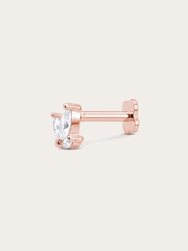 Maple Leaf Flatback Earring
