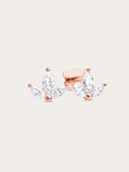 Maple Leaf Flatback Earring