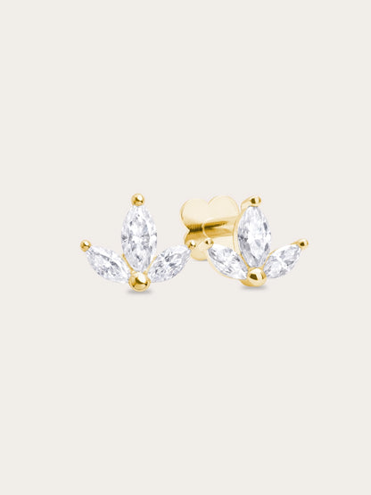 Maple Leaf Flatback Earring