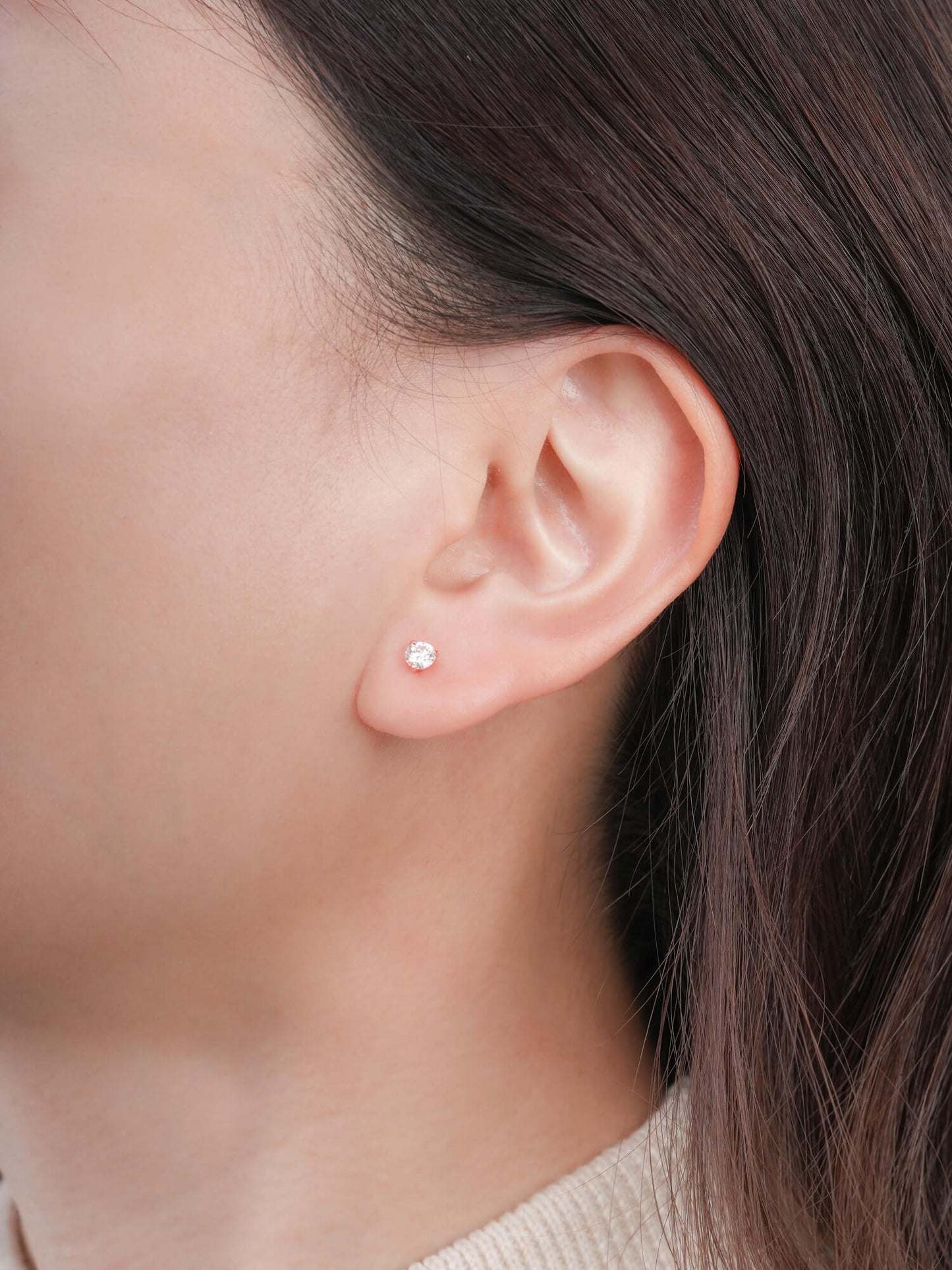 Martini Moissanite Stud Earrings (0.25ct)