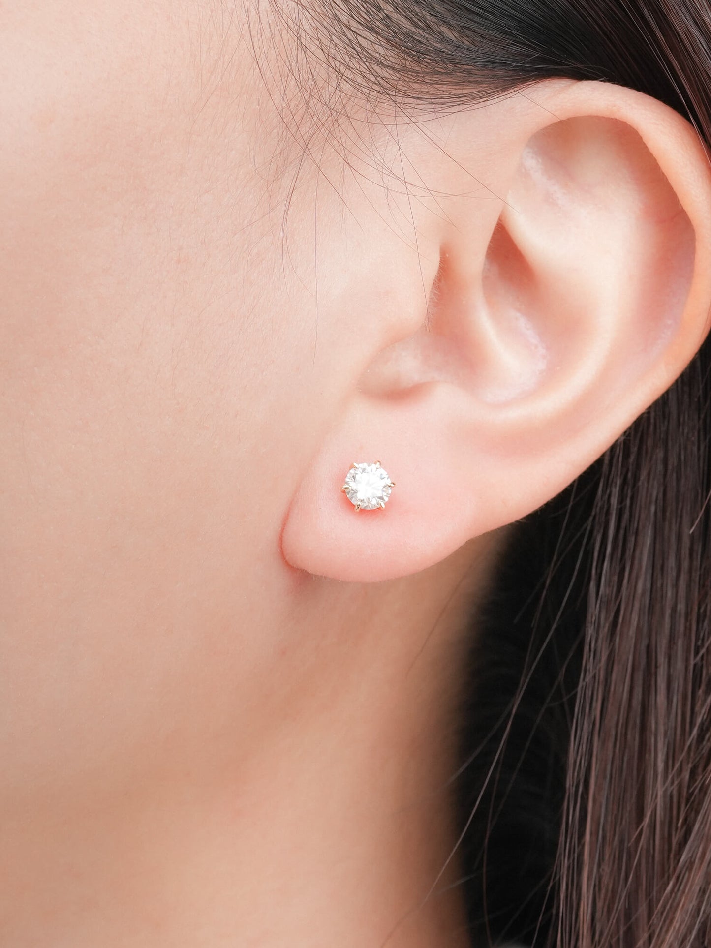 Martini Moissanite Stud Earrings (0.5ct)