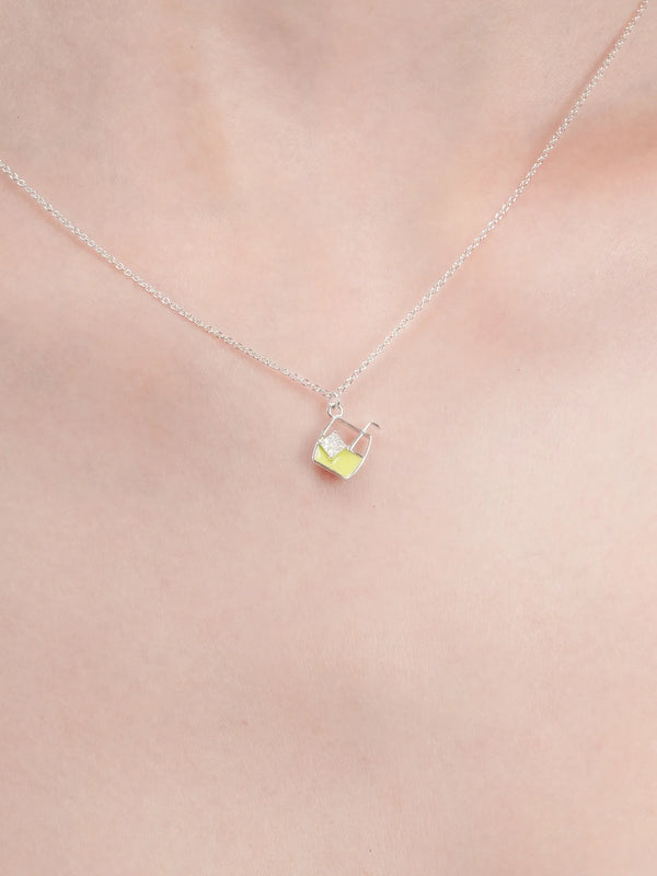 Matcha Latte Necklace - Reversible