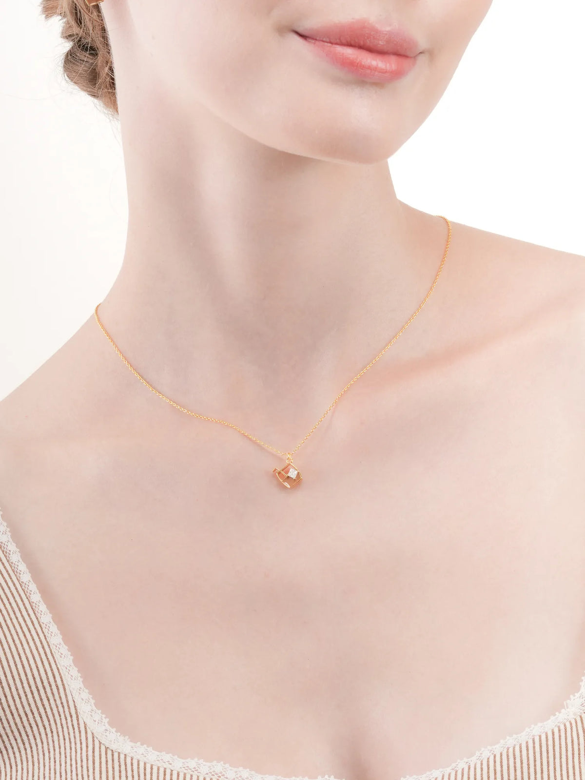Matcha Latte Necklace - Reversible