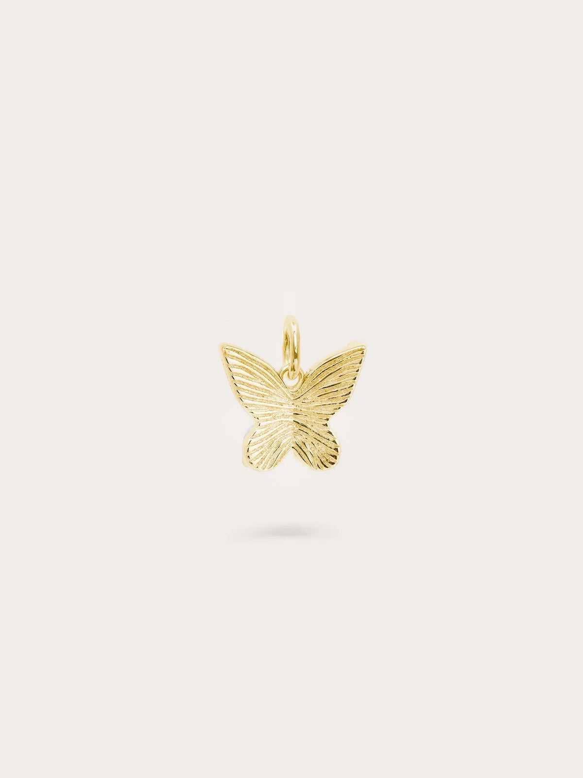Moissanite Butterfly Charm - Reversible