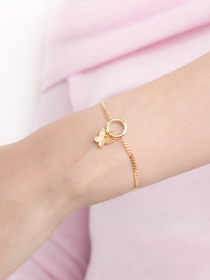 Moissanite Butterfly Charm Reversible 18K Gold (7) – Mondays Made Flower & Birthstone Jewelry Singapore