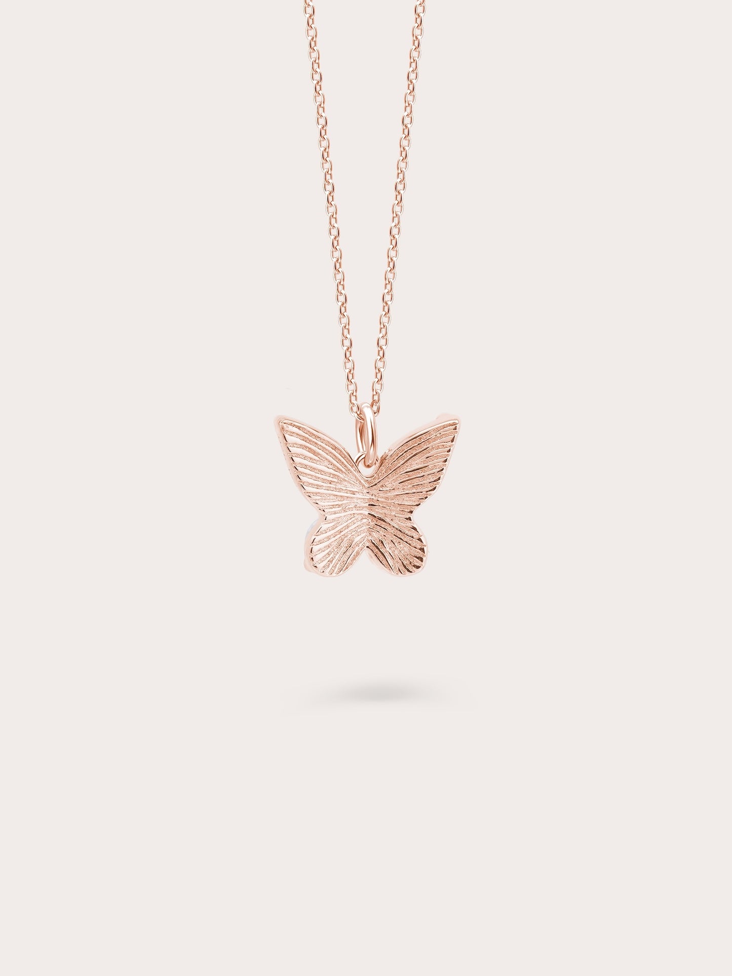 Moissanite Butterfly Necklace - Reversible