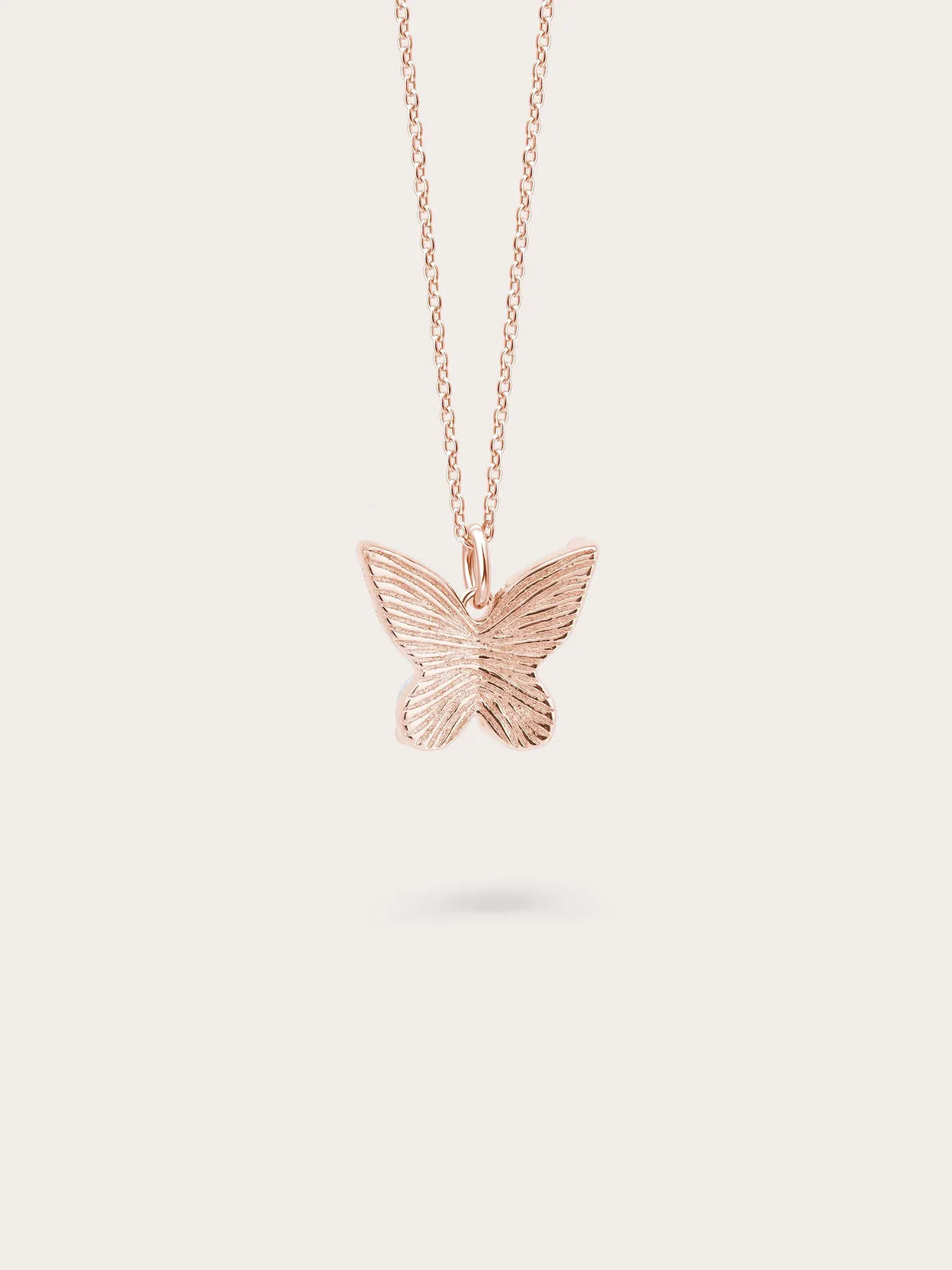 Moissanite Butterfly Necklace - Reversible