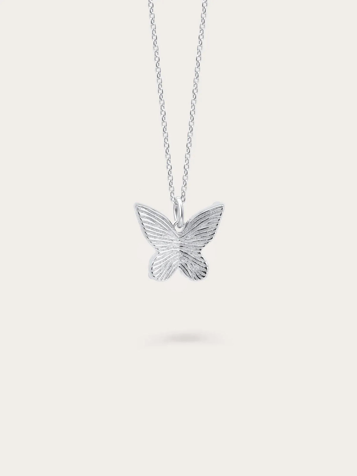 Moissanite Butterfly Necklace - Reversible
