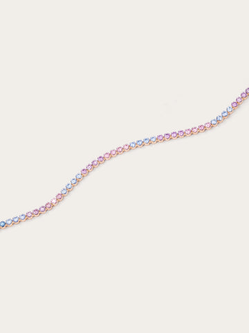 Moissanite Tennis Bracelet - Lilac Sunset