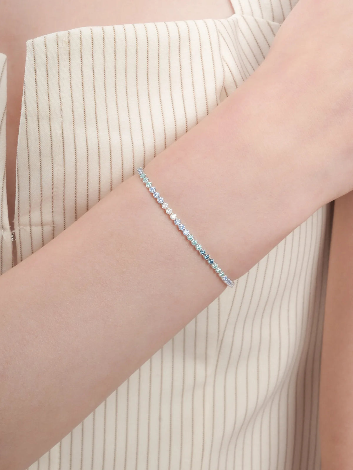 Moissanite Tennis Bracelet - Winter Frost