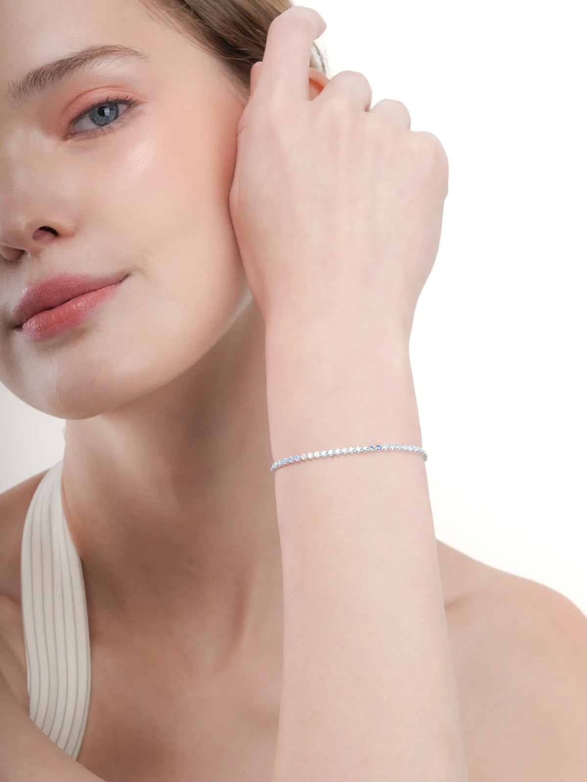Moissanite Tennis Bracelet - Winter Frost