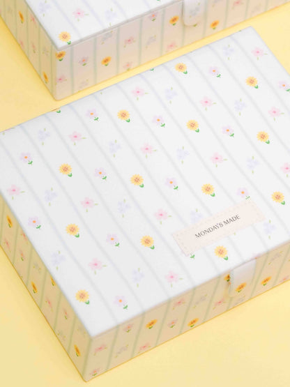 Mondays Made Large Two Tier Jewelry Case (5) – Mondays Made Flower & Birthstone Jewelry Singapore