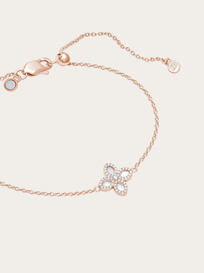 Mother of Pearl Clover Bracelet – Reversible