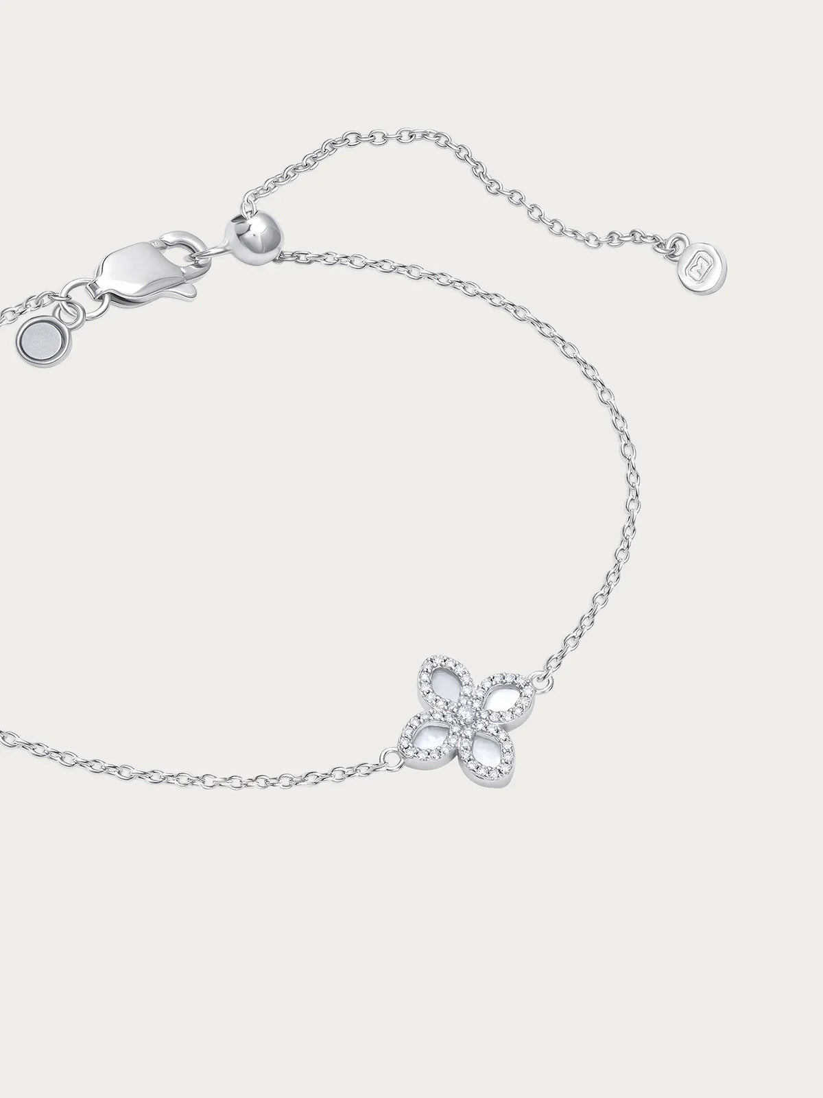 Mother of Pearl Clover Bracelet – Reversible