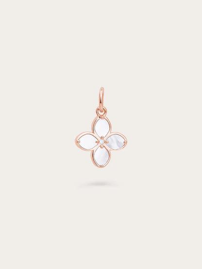 Mother of Pearl Clover Charm – Reversible
