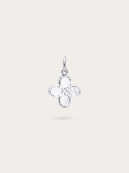 Mother of Pearl Clover Charm – Reversible