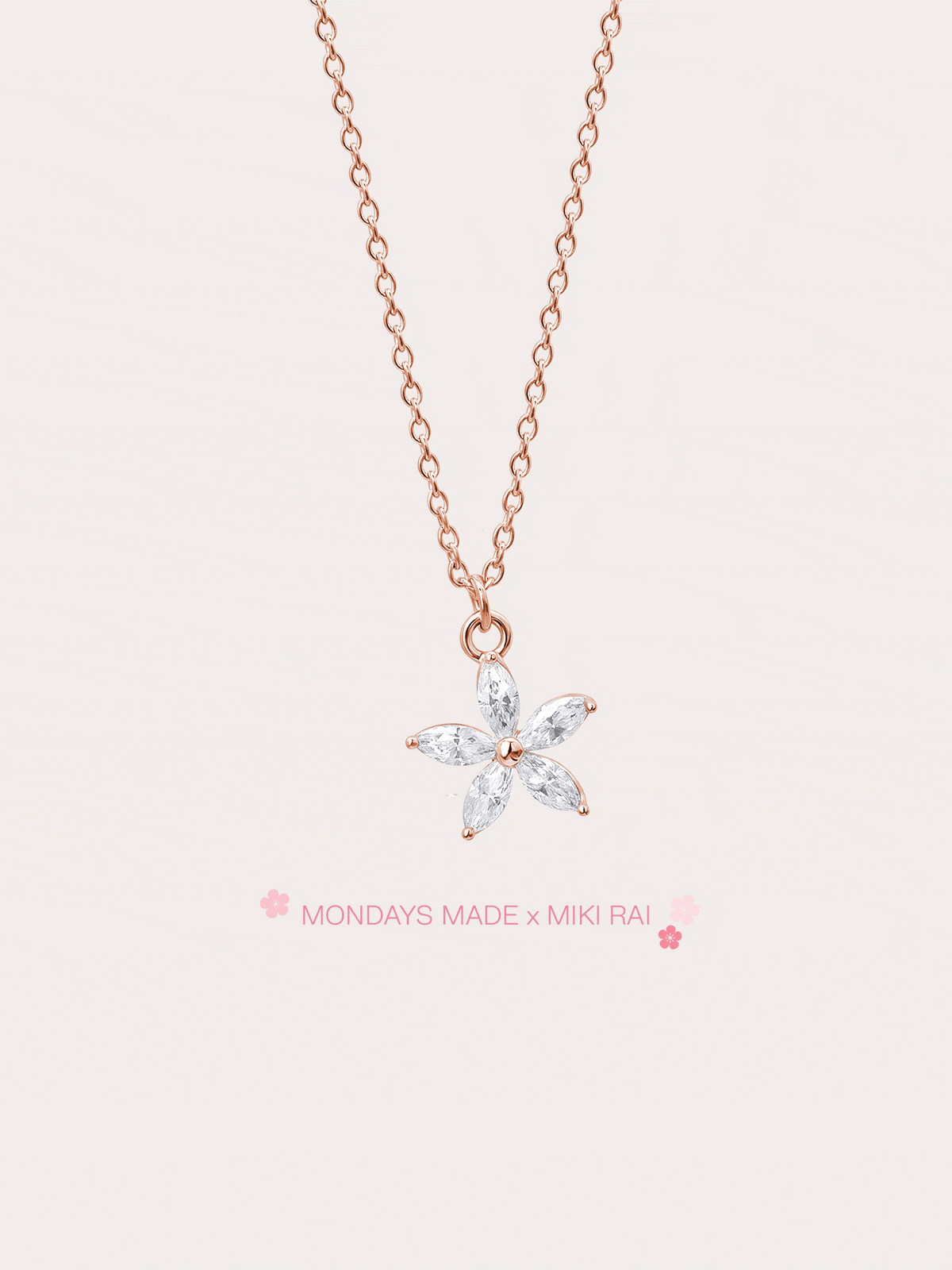 Peach Blossom Necklace - Reversible