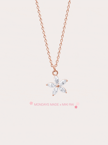 Peach Blossom Necklace - Reversible