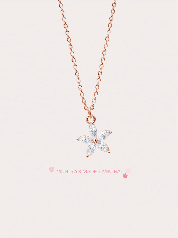Peach Blossom Necklace - Reversible