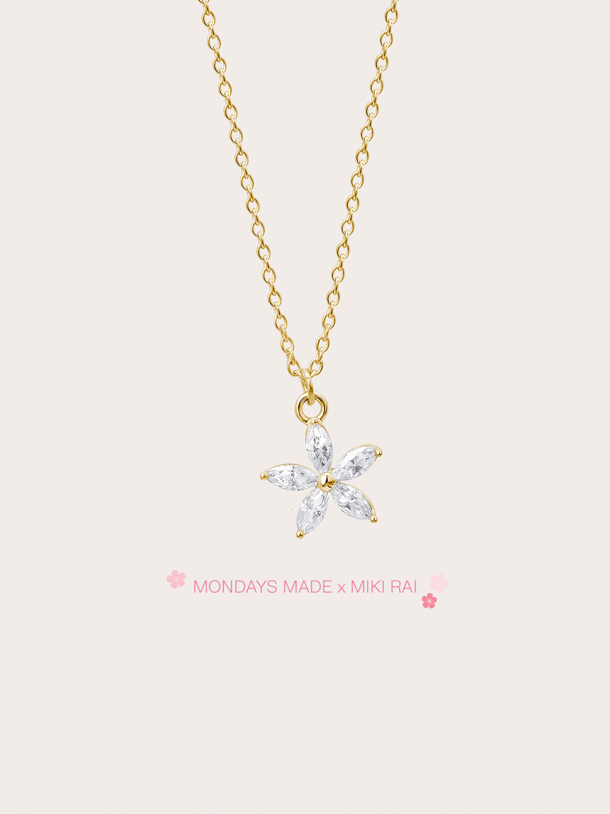 Peach Blossom Necklace - Reversible