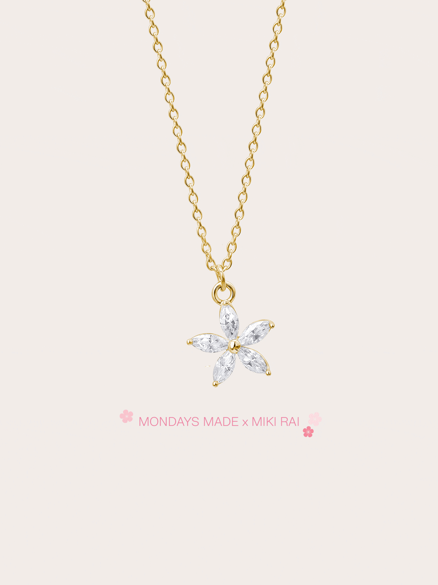 Peach Blossom Necklace - Reversible