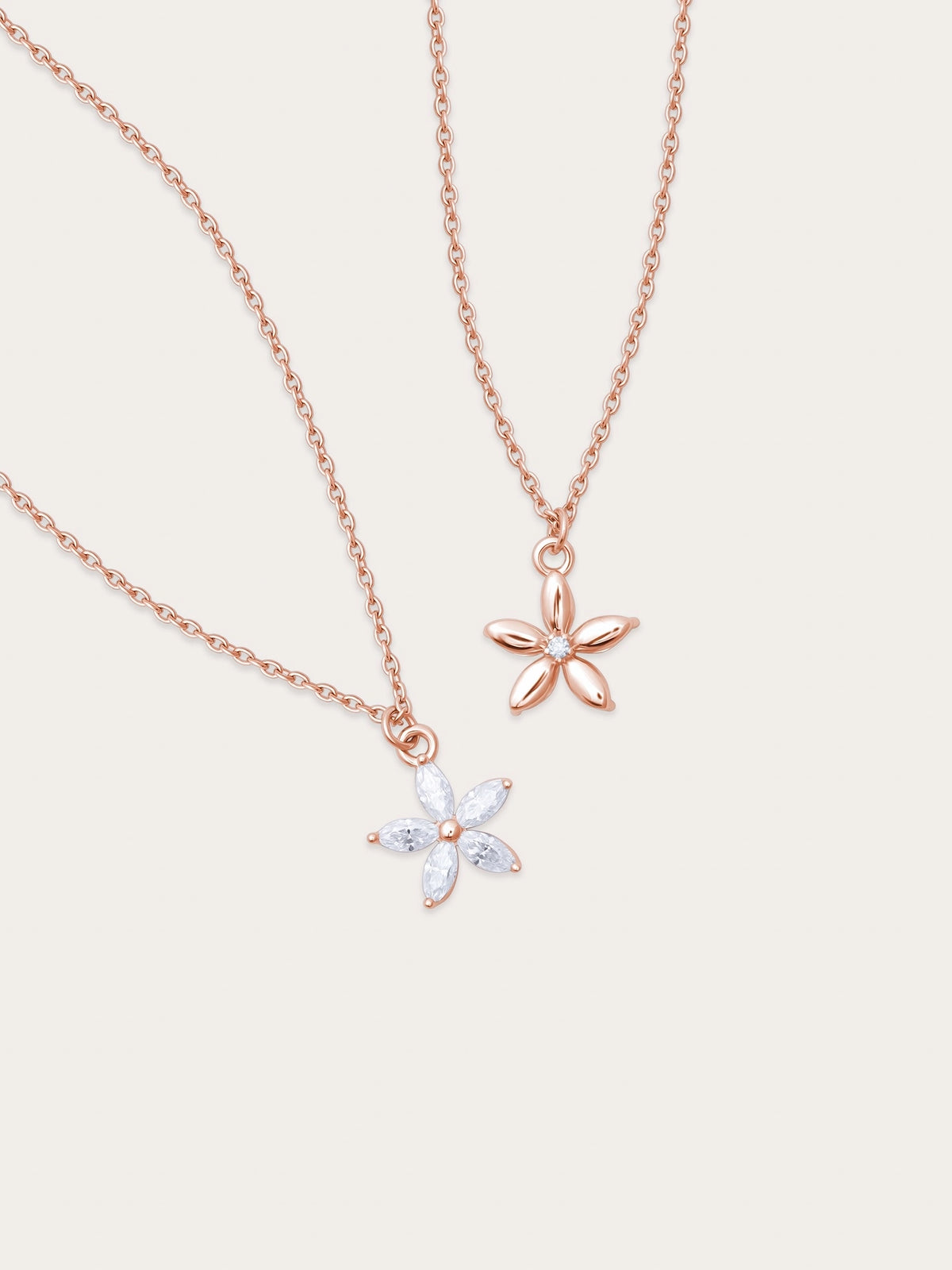 Peach Blossom Necklace - Reversible