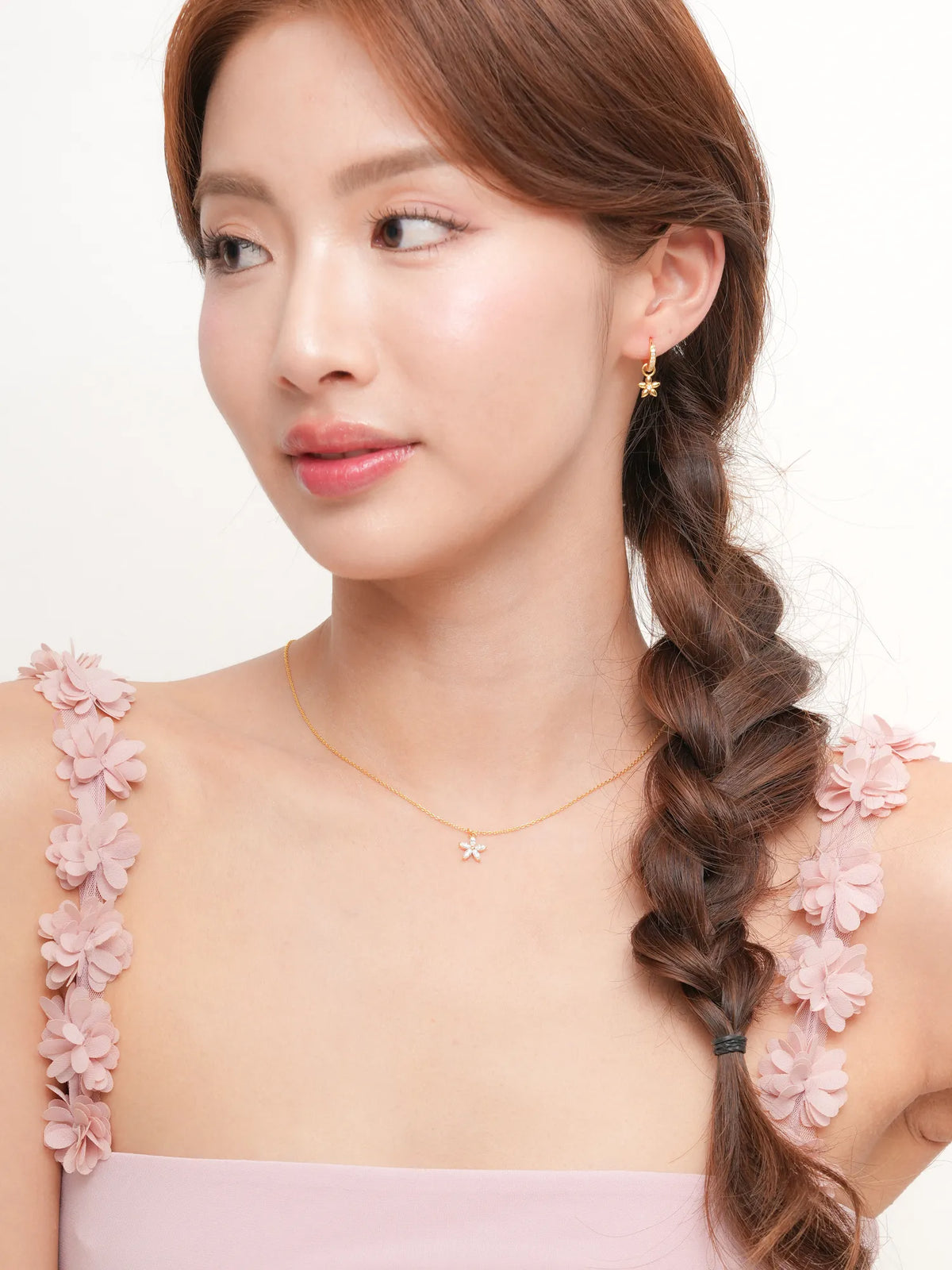Peach Blossom Necklace - Reversible