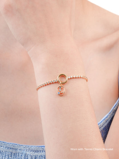 Pisces Charm Zodiac Charm Jewelry 18K Gold Worn With – Mondays Made Flower & Birthstone Jewelry Singapore