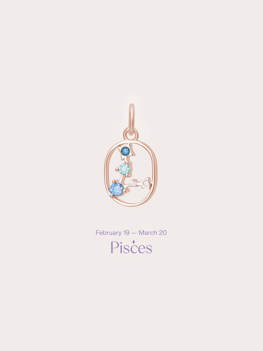 Pisces Charm - Zodiac Sign Jewelry