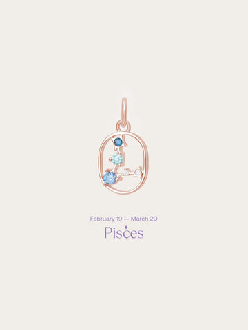 Pisces Charm - Zodiac Sign Jewelry