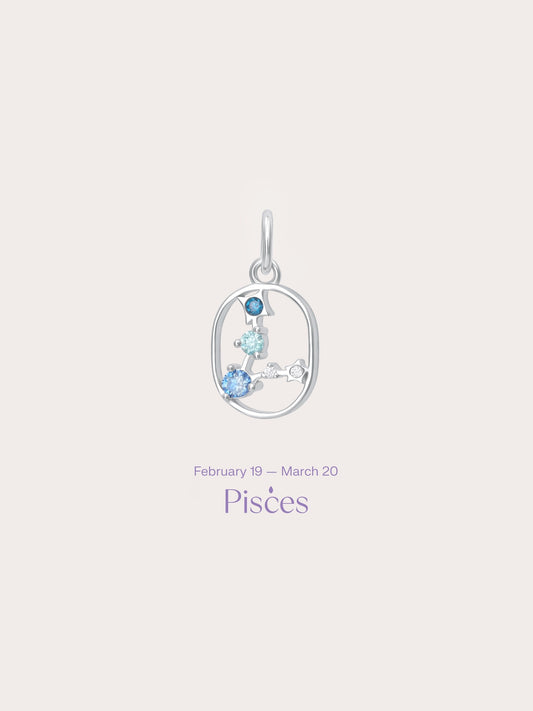 Pisces Charm - Zodiac Sign Jewelry