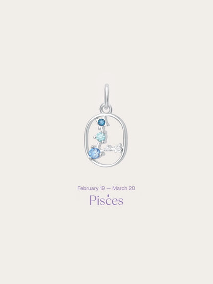 Pisces Charm - Zodiac Sign Jewelry