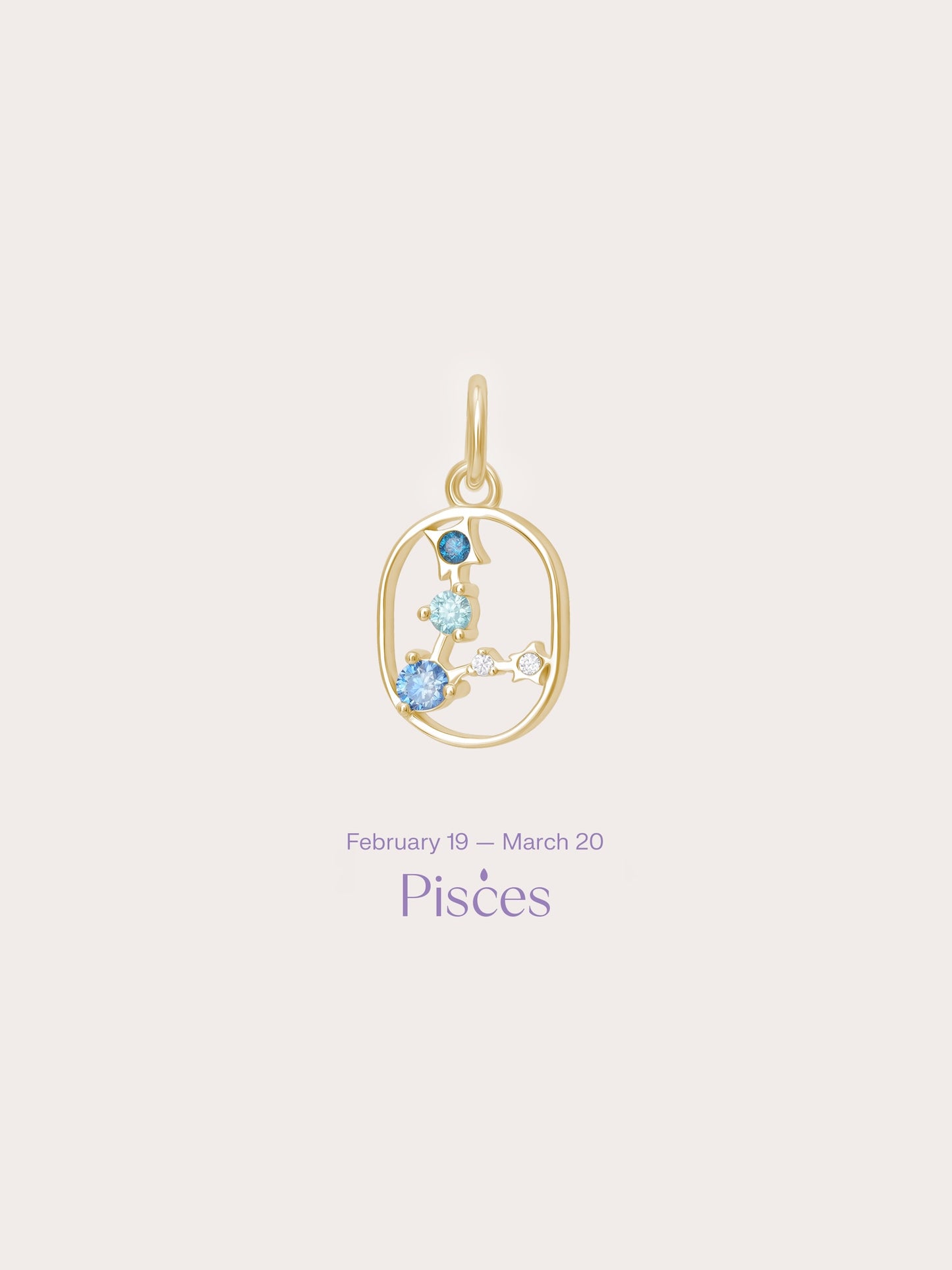 Pisces Charm - Zodiac Sign Jewelry