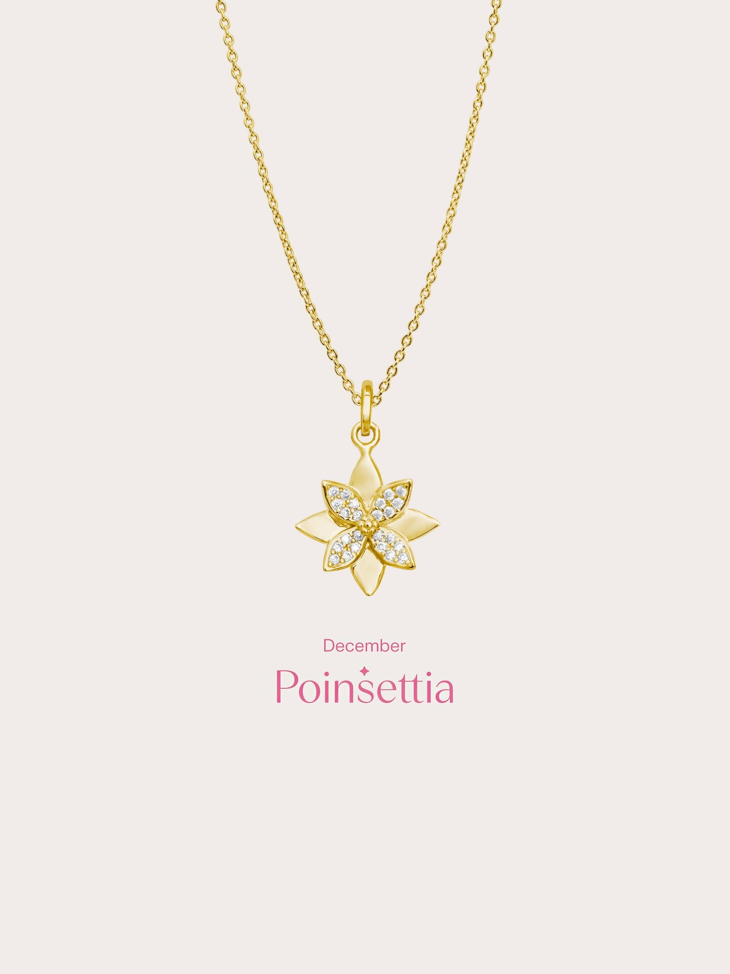 R.made（あーるめいど） Poinsettia ポインセチア ネックレス Poinsettia Necklace | Mondays Made