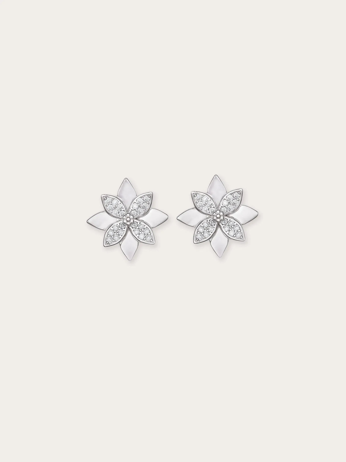 Poinsettia Necklace and Earrings Set