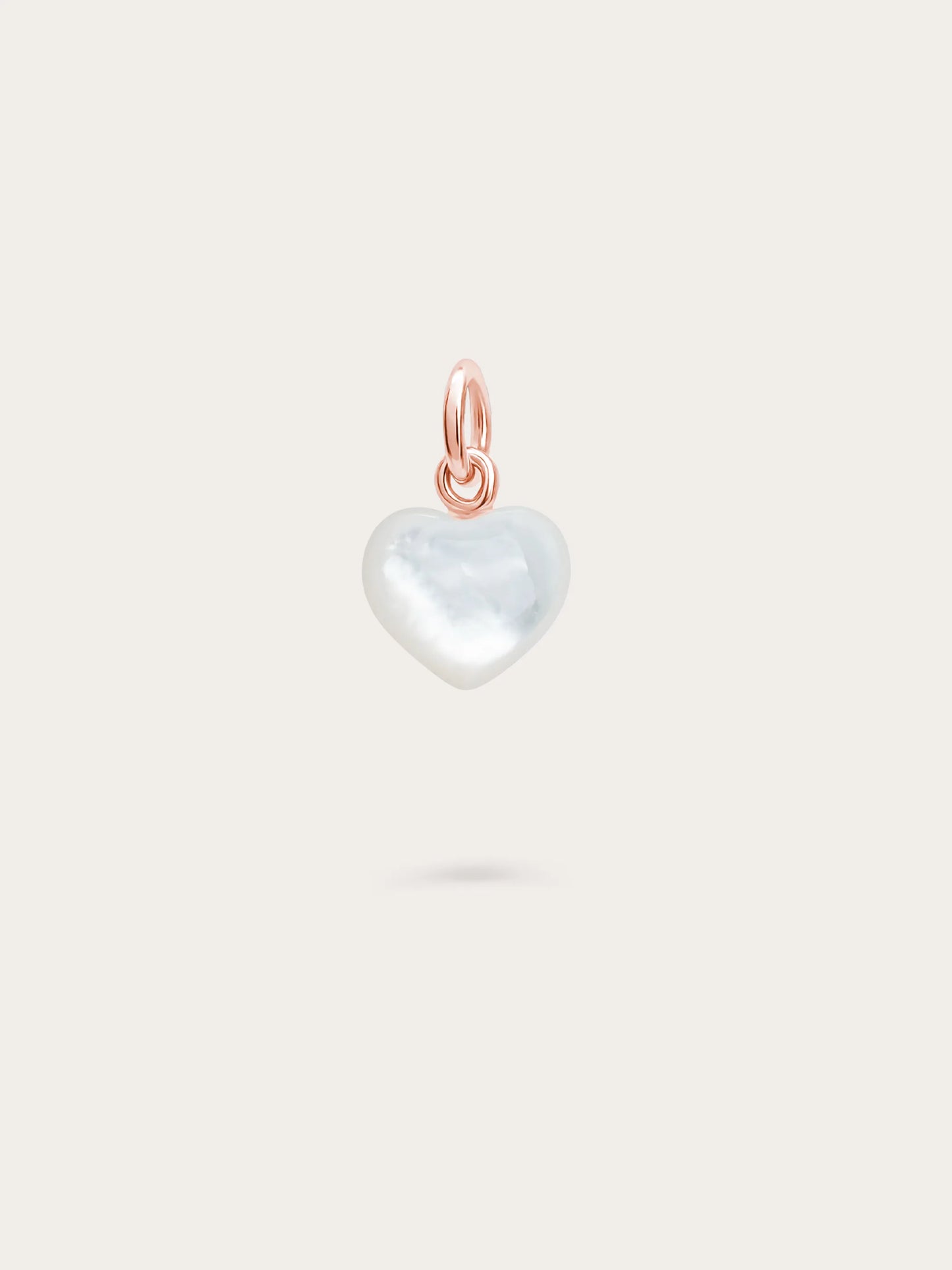 Puffy Heart Charm Set – Mother of Pearl