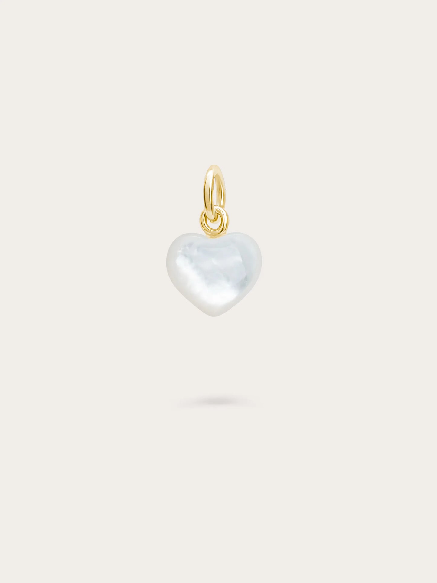 Puffy Heart Charm Set – Mother of Pearl