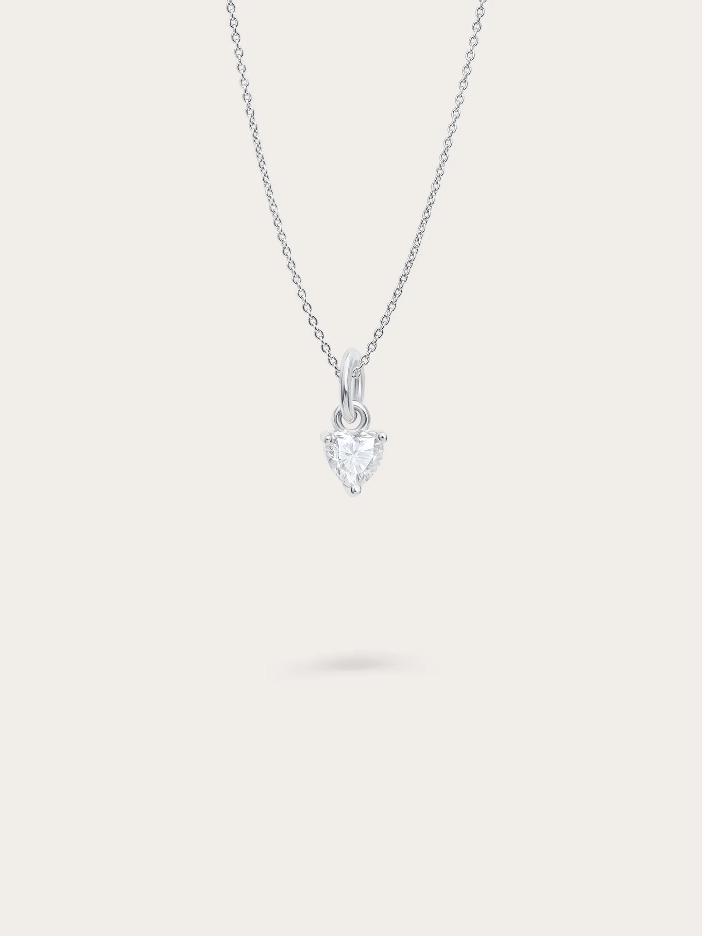 Puffy Heart Necklace Set – Mother of Pearl